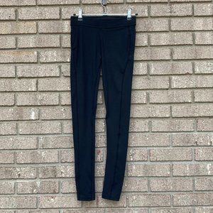 VANSYDICAL Black Ruched Back Leggings